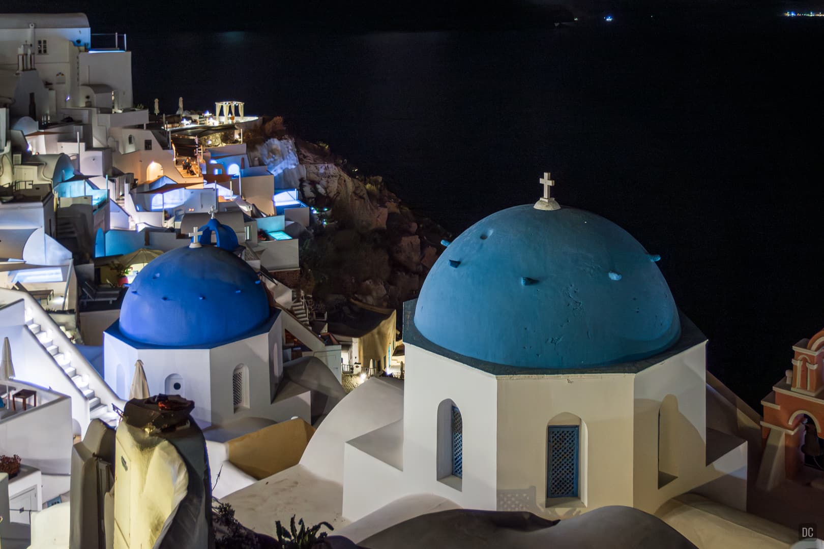 Churches of St. Anastasi and St. Spirydon in Oia